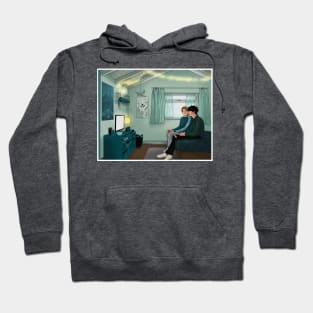 Nick and Charlie - heartstopper nick’s bedroom drawing Hoodie